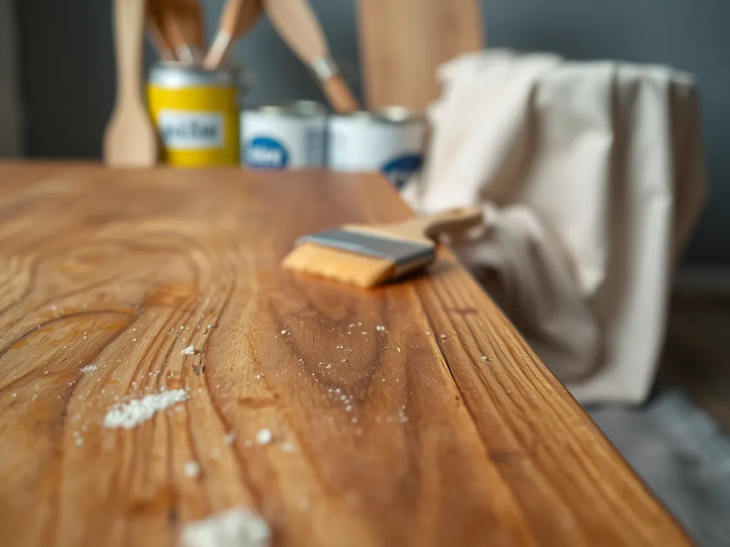 Czym odtłuścić meble przed malowaniem?