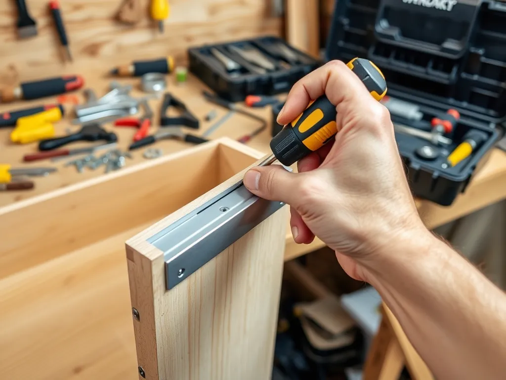 Jak zamontować szuflady na prowadnicach?