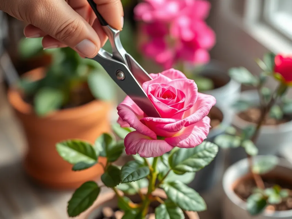 Jak przycinać róże w doniczce?