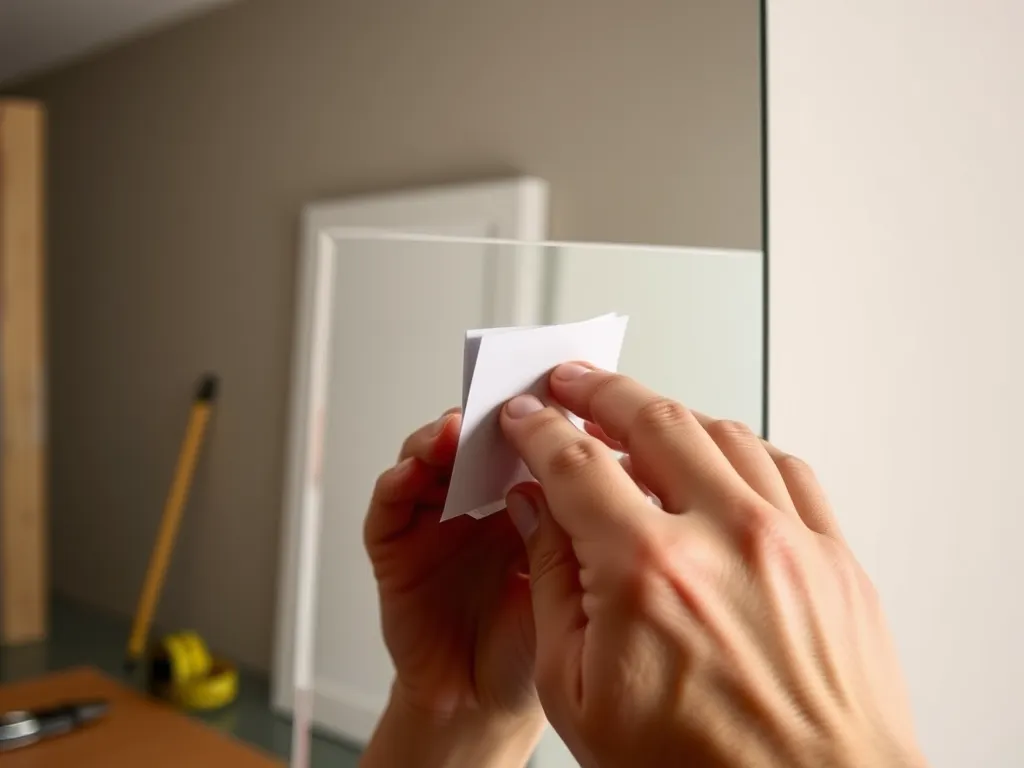 Jak przykleić lustro do ściany?