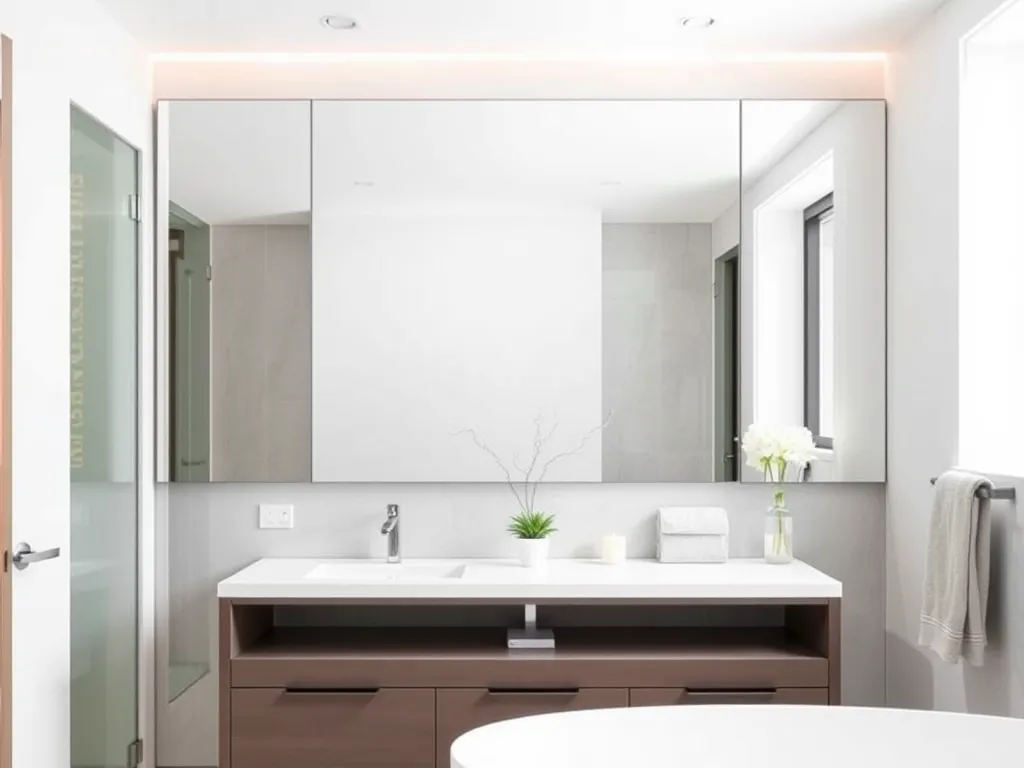 Na jakiej wysokości powiesić lustro w łazience?